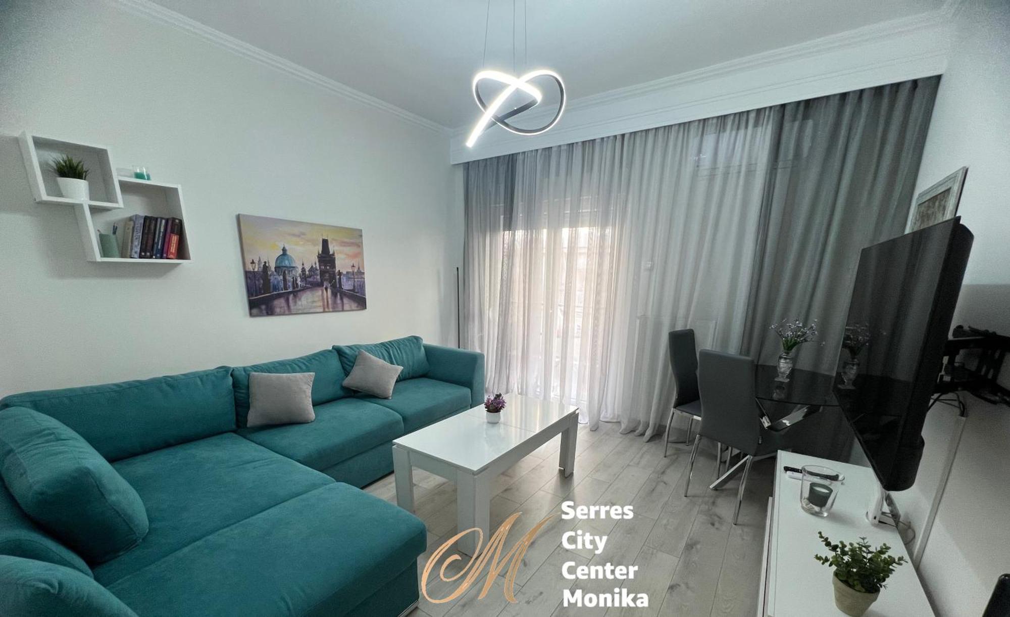 Serres City Center Modern Apartment מראה חיצוני תמונה